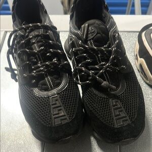 Versace Black Men's Sneakers used